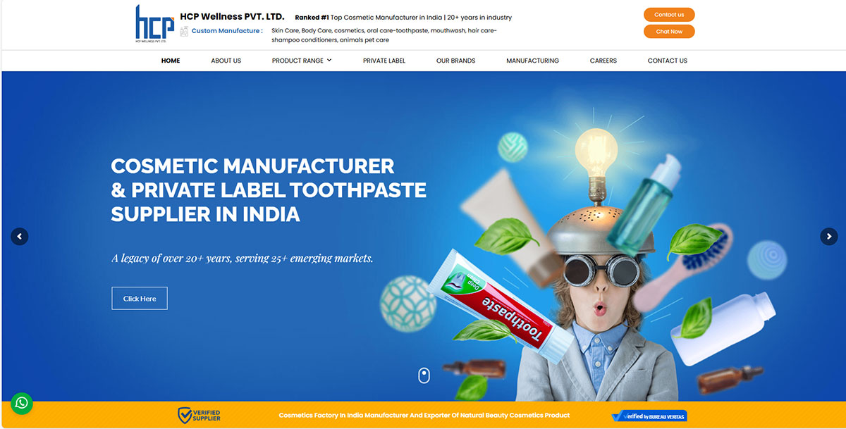 Private Label Cosmetics Manufacturers in India